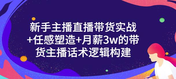 新手主播直播带货实战+信任感塑造+月薪3w的带货主播话术逻辑构建-亿起创业网-副业兼职月入过万-自媒体、引流推广、网赚项目、短视频、技术教程等创业项目资源