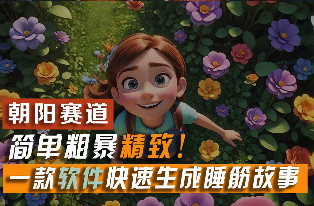 利用一款软件5分钟一条爆款睡前故事，简单粗暴精致！小白月入2w+-亿起创业网-副业兼职月入过万-自媒体、引流推广、网赚项目、短视频、技术教程等创业项目资源