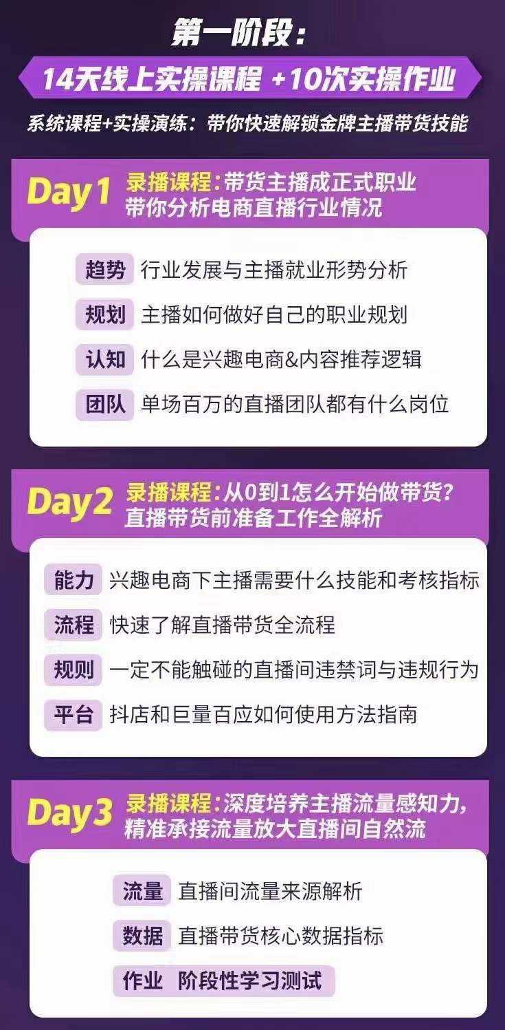图片[1]-金牌主播实战进阶营 普通人也能快速变身金牌带货主播 (价值3980)-亿起创业网-副业兼职月入过万-自媒体、引流推广、网赚项目、短视频、技术教程等创业项目资源