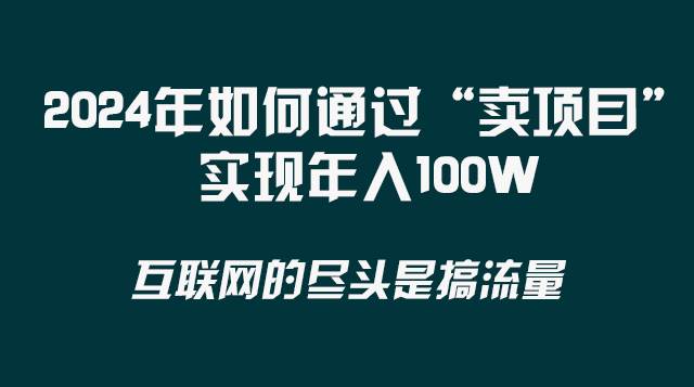 2024年如何通过“卖项目”实现年入100W-亿盟网-副业月入过万