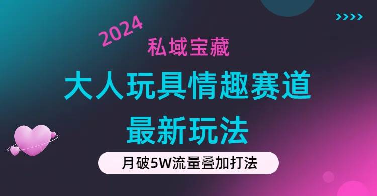 私域宝藏：大人玩具情趣赛道合规新玩法，零投入，私域超高流量成单率高-亿起创业网-副业兼职月入过万-自媒体、引流推广、网赚项目、短视频、技术教程等创业项目资源