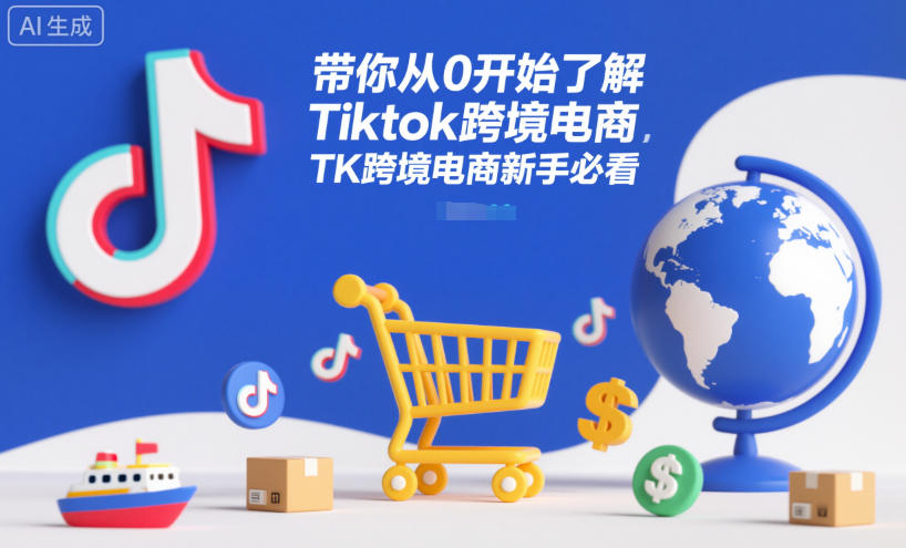 带你从0开始了解Tiktok跨境电商，TK跨境电商新手必看-亿佰盟网