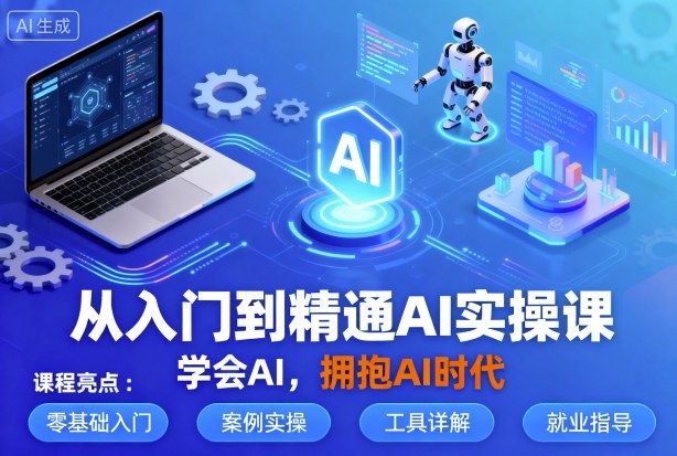 从入门到精通AI实操课，学会AI，拥抱AI时代-亿佰盟网