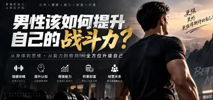 付费文章：男性该如何提升自己的战斗力？-亿起创业网-副业兼职月入过万-自媒体、引流推广、网赚项目、短视频、技术教程等创业项目资源