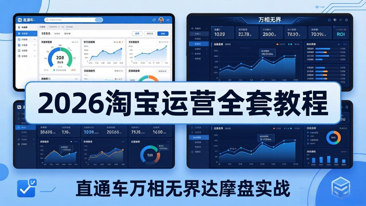 2026淘宝运营全套教程(更新5月3日-亿起创业网-副业兼职月入过万-自媒体、引流推广、网赚项目、短视频、技术教程等创业项目资源