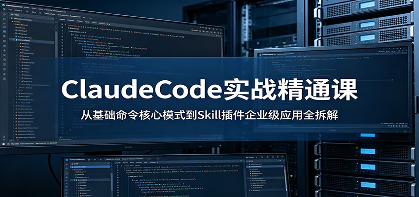 ClaudeCode实战精通课：从基础命令核心模式到Skill插件企业级应用全拆解-亿起创业网-副业兼职月入过万-自媒体、引流推广、网赚项目、短视频、技术教程等创业项目资源