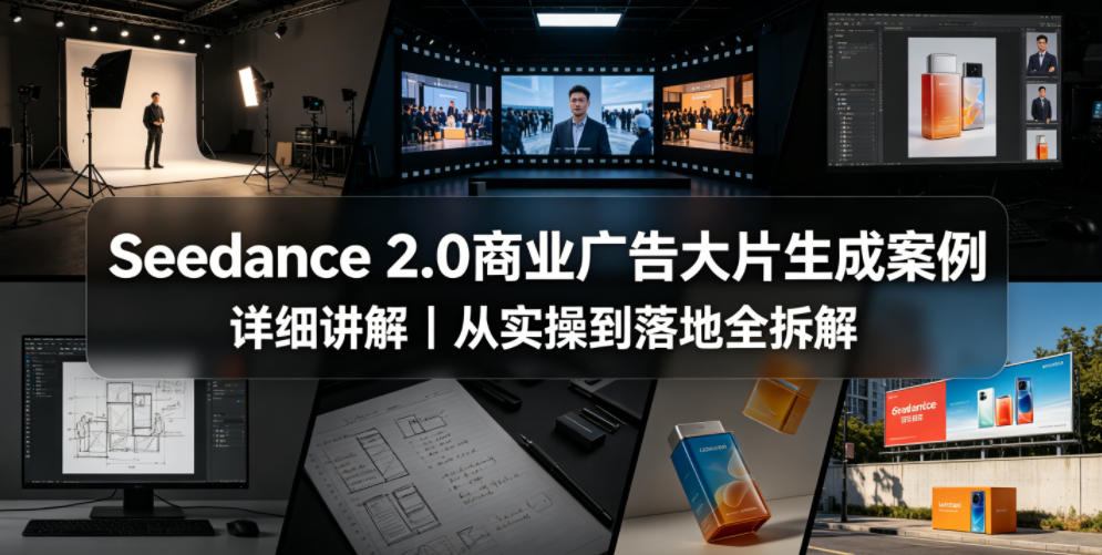Seedance 2.0商业广告大片生成案例详细讲解｜从实操到落地全拆解-亿起创业网-副业兼职月入过万-自媒体、引流推广、网赚项目、短视频、技术教程等创业项目资源