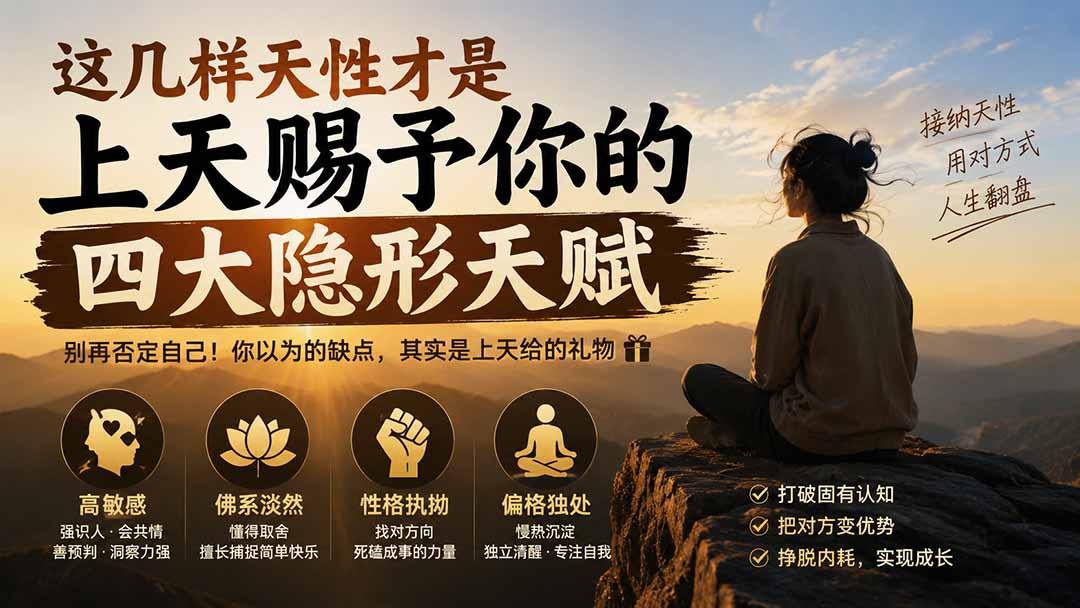 付费文章：这几样天性才是上天赐予你的四大隐形天赋-亿起创业网-副业兼职月入过万-自媒体、引流推广、网赚项目、短视频、技术教程等创业项目资源