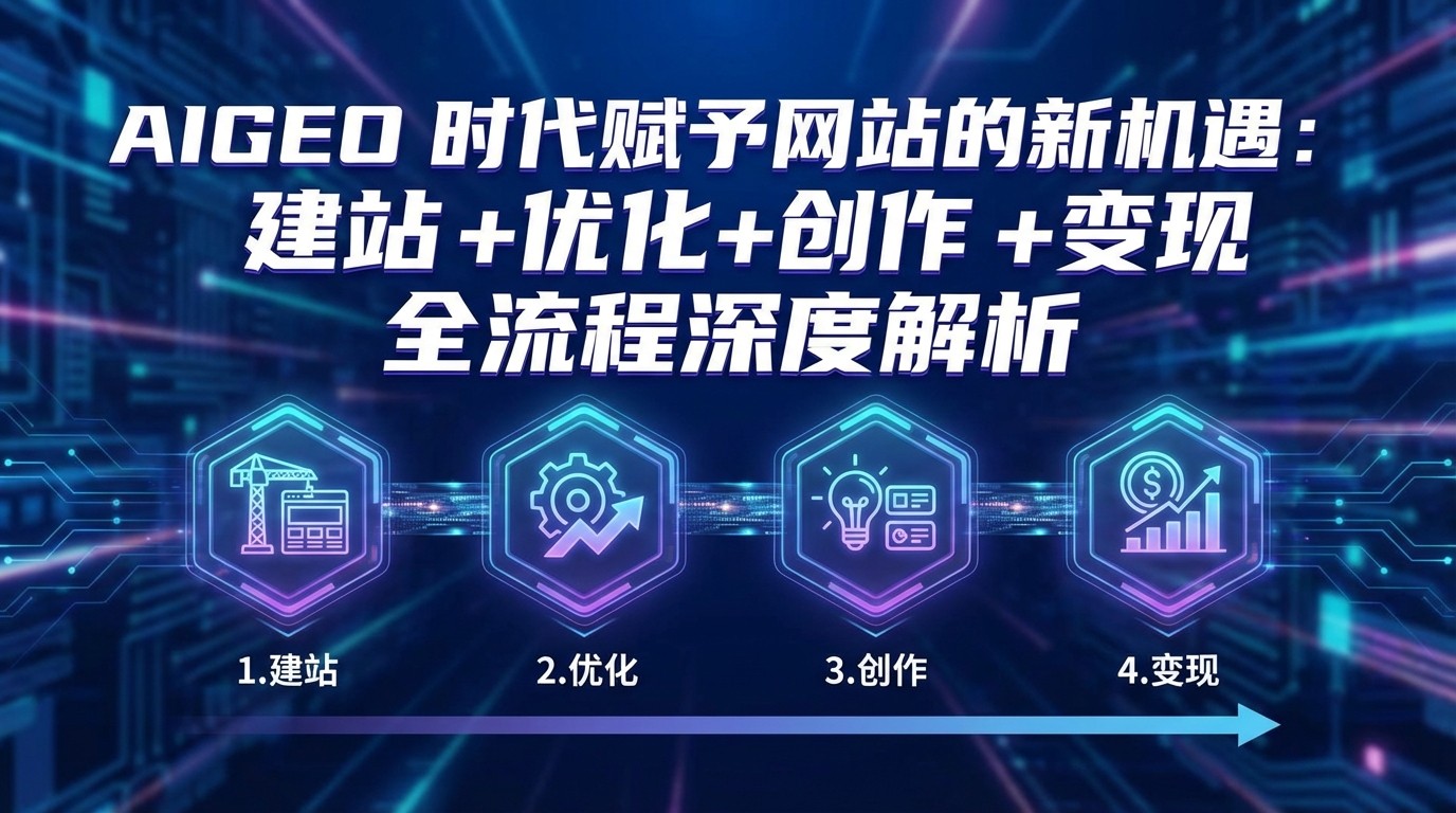 AIGEO+时代赋予网站的新机遇：建站+优化+创作+变现+全流程深度解析-亿佰盟网