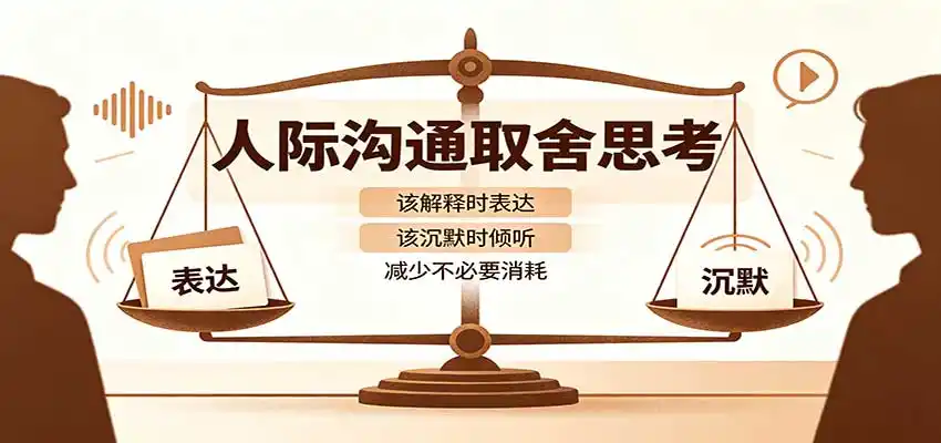 人际沟通取舍思考：分清解释与沉默边界，拿捏职场生活沟通分寸减少情绪内耗-亿起创业网-副业兼职月入过万-自媒体、引流推广、网赚项目、短视频、技术教程等创业项目资源