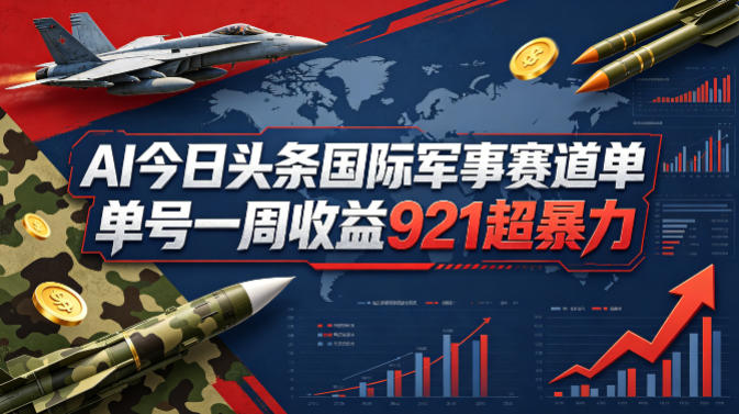 AI今日头条国际军事赛道，单号一周收益921，超暴力-亿起创业网-副业兼职月入过万-自媒体、引流推广、网赚项目、短视频、技术教程等创业项目资源