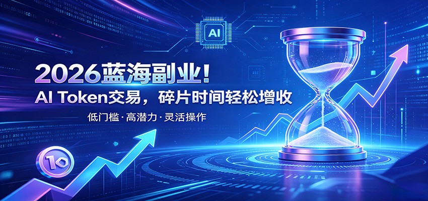 AI Token算力赛道！普通人可入局的数字副业，零门槛快速起步-亿起创业网-副业兼职月入过万-自媒体、引流推广、网赚项目、短视频、技术教程等创业项目资源