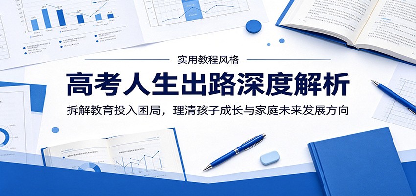高考人生出路深度解析：拆解教育投入困局，理清孩子成长与家庭未来发展方向-亿起创业网-副业兼职月入过万-自媒体、引流推广、网赚项目、短视频、技术教程等创业项目资源