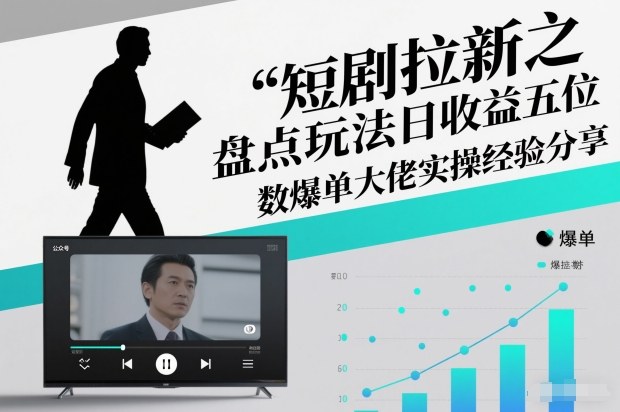 短剧拉新之盘点玩法日收益五位数爆单大佬实操经验分享-亿佰盟网