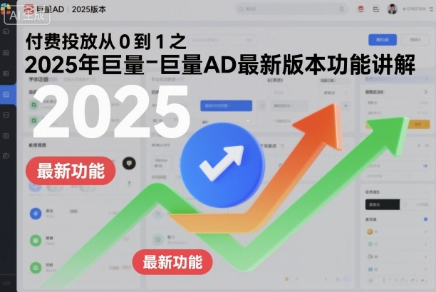 付费投放从0到1之2025年巨量AD最新版本功能讲解-亿佰盟网