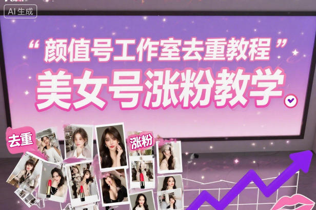 颜值号工作室去重教程，美女号涨粉教学-亿佰盟网