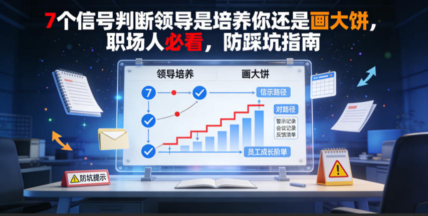付费文章：7个信号判断领导是培养你还是画大饼，职场人必看，防踩坑指南-亿起创业网-副业兼职月入过万-自媒体、引流推广、网赚项目、短视频、技术教程等创业项目资源