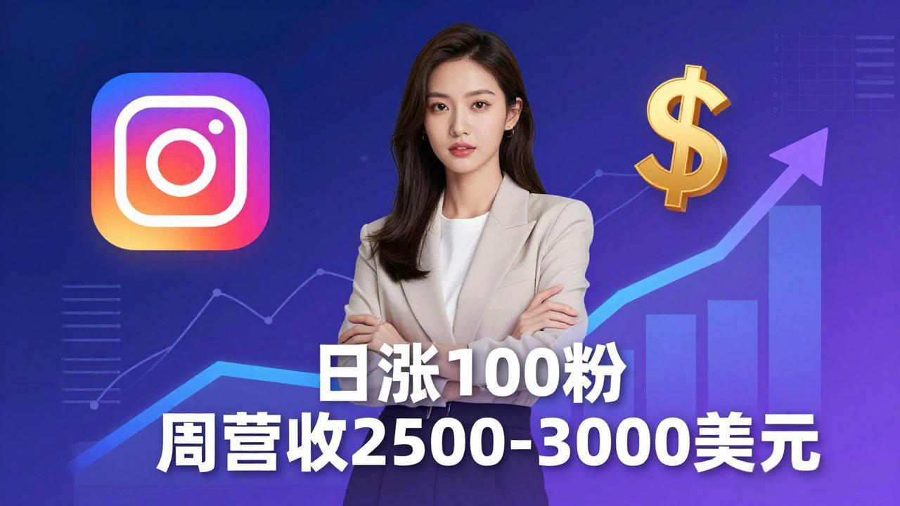 想做数字产品？Sheri亲授：日涨100粉、每周2500至3000美元的营收，Instagram躺着赚-亿起创业网-副业兼职月入过万-自媒体、引流推广、网赚项目、短视频、技术教程等创业项目资源