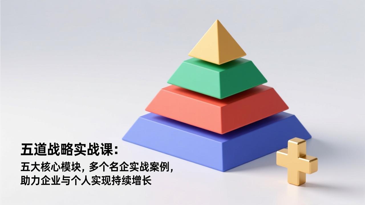 五道战略实战课：五大核心模块，多个名企实战案例，助力企业与个人实现持续增长-亿佰盟网