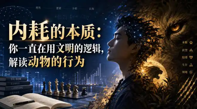 付费文章：内耗的本质：你一直在用文明的逻辑，解读动物的行为-亿起创业网-副业兼职月入过万-自媒体、引流推广、网赚项目、短视频、技术教程等创业项目资源
