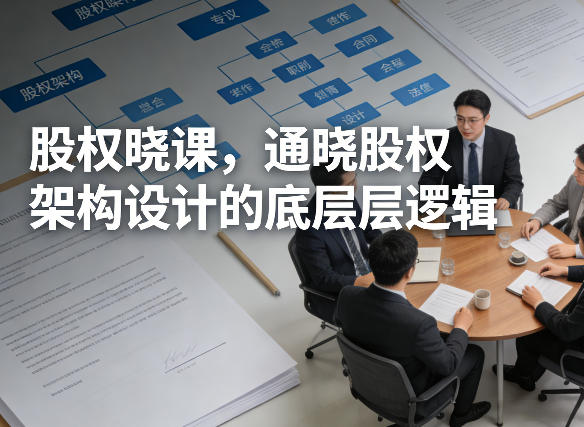 股权晓课，通晓股权架构设计的底层逻辑-亿佰盟网