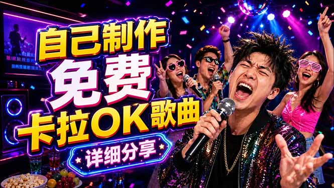 免费卡拉OK歌曲制作全攻略：音轨分离字幕制作，零基础快速做出专业K歌视频-亿起创业网-副业兼职月入过万-自媒体、引流推广、网赚项目、短视频、技术教程等创业项目资源