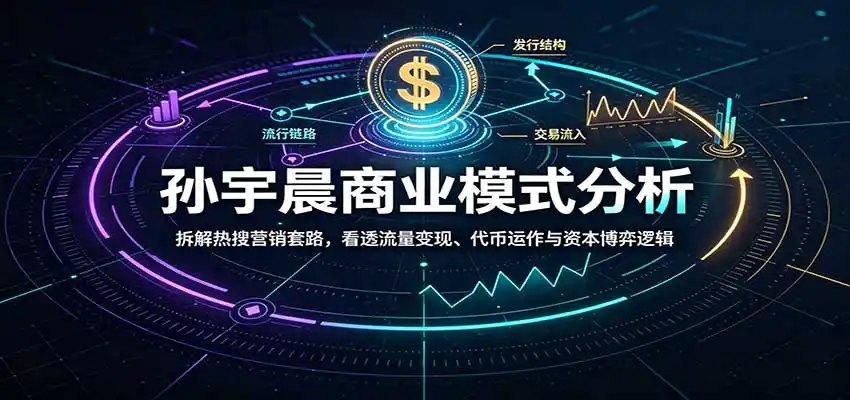 孙宇晨商业模式分析：拆解热搜营销套路，看透流量变现、代币运作与资本博弈逻辑-亿起创业网-副业兼职月入过万-自媒体、引流推广、网赚项目、短视频、技术教程等创业项目资源
