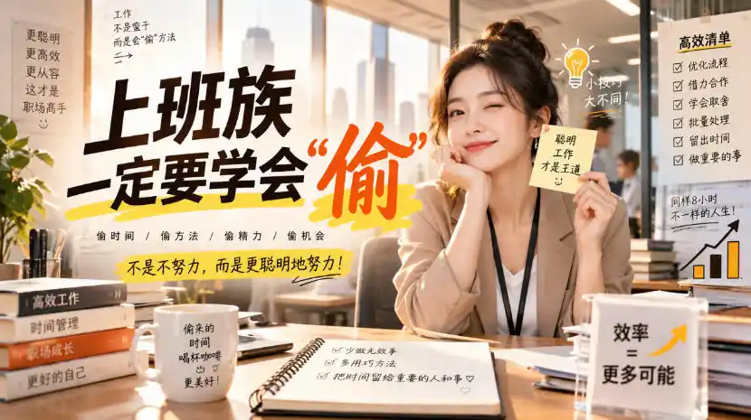 某社群精选付费文：上班族一定要学会“偷“-亿起创业网-副业兼职月入过万-自媒体、引流推广、网赚项目、短视频、技术教程等创业项目资源