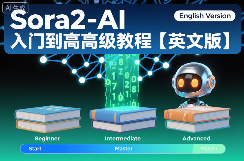 Sora2-AI入门到高级教程【英文版】-亿佰盟网