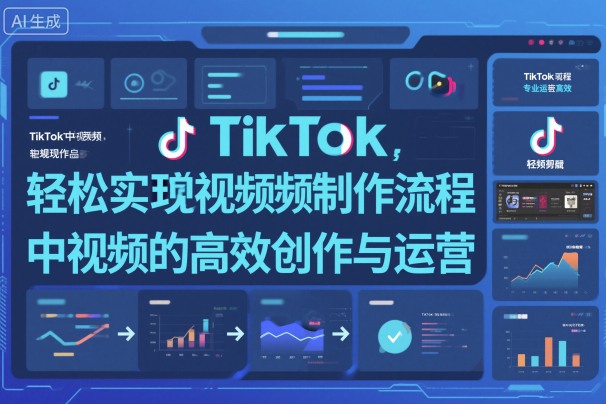 TikTok中视频制做流程，轻松实现Tk中视频的高效创作与运营-亿佰盟网