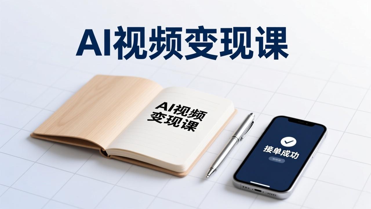 AI视频变现课，学完即可创作短片、接商单，实现副业增收，单项目报价可达千元-亿佰盟网
