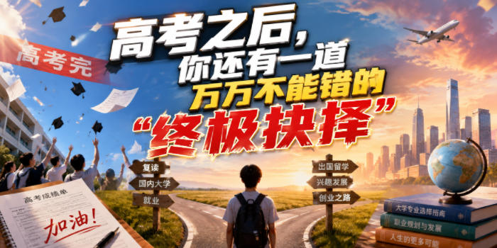 付费文章：高考之后，你还有一道万万不能错的“终极抉择”-亿起创业网-副业兼职月入过万-自媒体、引流推广、网赚项目、短视频、技术教程等创业项目资源