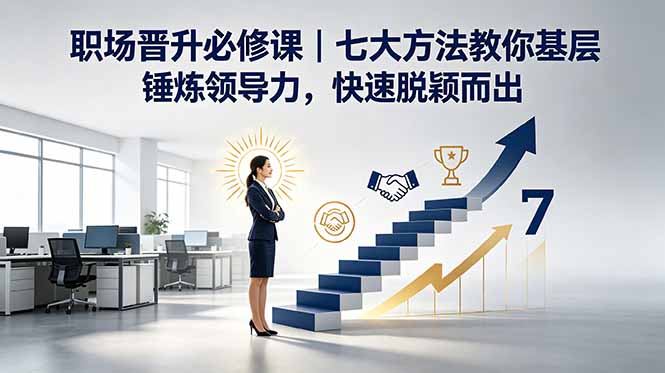 付费文章:职场晋升必修课|七大方法教你基层锤炼领导力,快速脱颖而出-亿起创业网-副业兼职月入过万-自媒体、引流推广、网赚项目、短视频、技术教程等创业项目资源