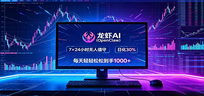 龙虾AI(OpenClaw)全自动挂机，智能操控电脑高效执行任务，每天轻松到手四位数-亿起创业网-副业兼职月入过万-自媒体、引流推广、网赚项目、短视频、技术教程等创业项目资源