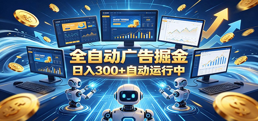 自动广告G机，日入300+，正规平台，广告浏览获益，时间自由，适合各类人群日常增收-亿起创业网-副业兼职月入过万-自媒体、引流推广、网赚项目、短视频、技术教程等创业项目资源