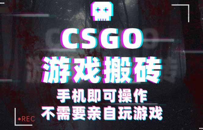 CSGO游戏挂机捡漏，单日扫货500+，年底小高峰上车可吃肉，手机即可操作…-亿佰盟网