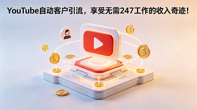 YouTube 自动客户引流，享受无需 247 工作的收入奇迹！【原创双语字幕】-亿起创业网-副业兼职月入过万-自媒体、引流推广、网赚项目、短视频、技术教程等创业项目资源