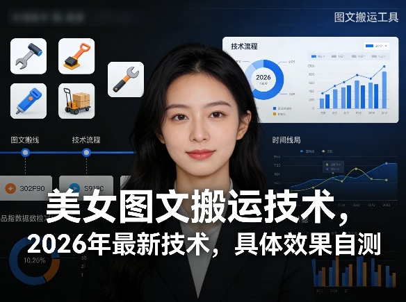 美女图文搬运技术，2026年最新技术，具体效果自测-亿佰盟网