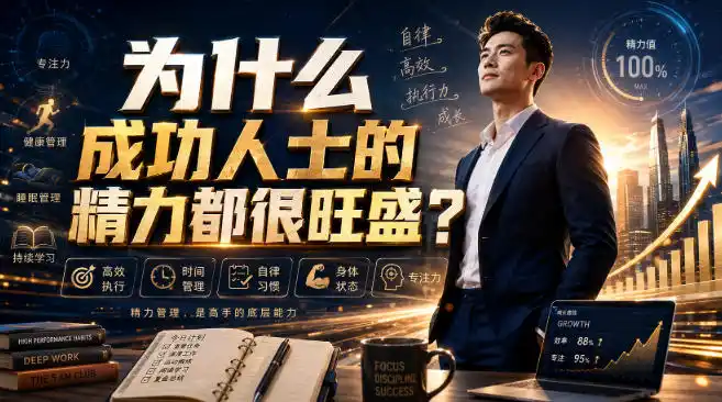 付费文章：为什么成功人士的精力都很旺盛？-亿起创业网-副业兼职月入过万-自媒体、引流推广、网赚项目、短视频、技术教程等创业项目资源