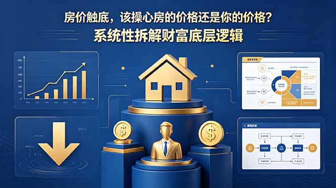 付费文章：房价触底，该操心房的价格还是你的价格？系统性拆解财富底层逻辑-亿起创业网-副业兼职月入过万-自媒体、引流推广、网赚项目、短视频、技术教程等创业项目资源
