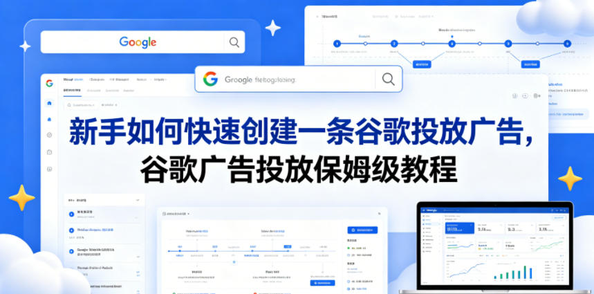 新手如何快速创建一条谷歌投放广告，谷歌广告投放保姆级教程-亿起创业网-副业兼职月入过万-自媒体、引流推广、网赚项目、短视频、技术教程等创业项目资源