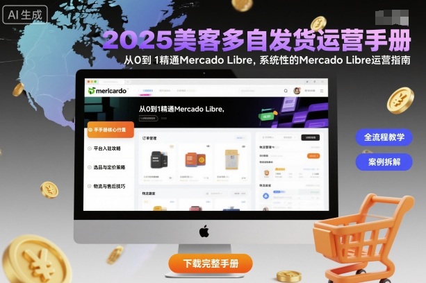 2025美客多自发货运营手册：从0到1精通Mercado Libre，系统性的Mercado Libre运营指南-亿佰盟网