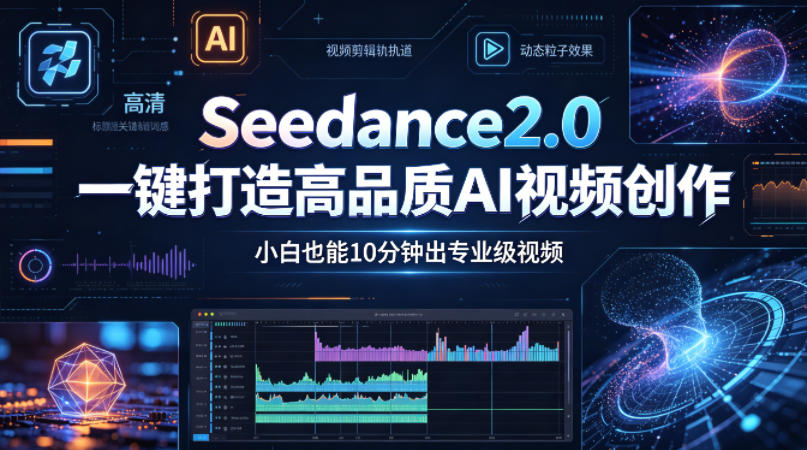 Seedance2.0一键打造高品质AI视频创作，小白也能10分钟出专业级视频-亿起创业网-副业兼职月入过万-自媒体、引流推广、网赚项目、短视频、技术教程等创业项目资源