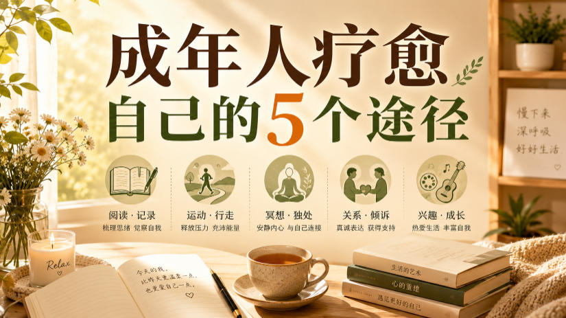 付费文章:成年人疗愈自己的5个途径-亿起创业网-副业兼职月入过万-自媒体、引流推广、网赚项目、短视频、技术教程等创业项目资源