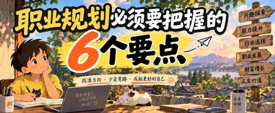 付费文章：职业规划必须要把握的6个要点-亿起创业网-副业兼职月入过万-自媒体、引流推广、网赚项目、短视频、技术教程等创业项目资源