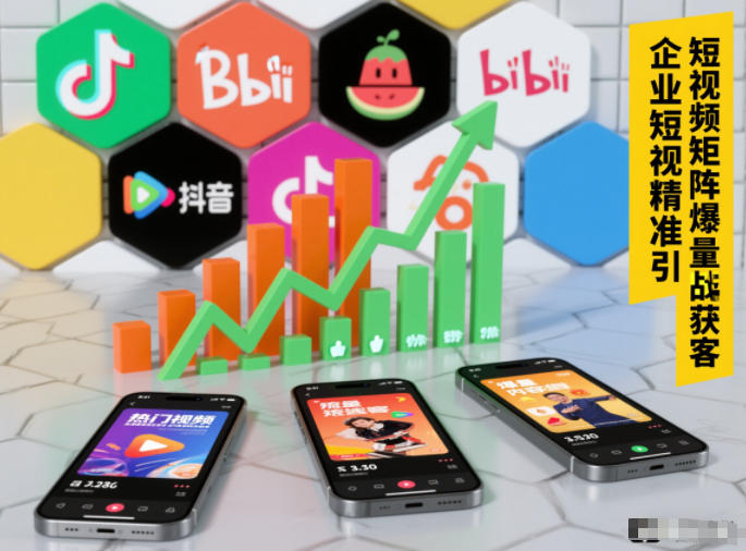 企业短视频精准引流矩阵获客，短视频矩阵爆量战法-亿佰盟网