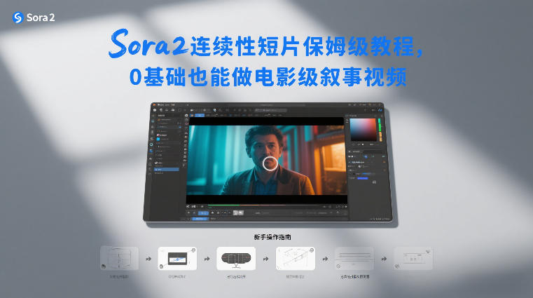 Sora2连续性短片保姆级教程，0基础也能做电影级叙事视频-亿佰盟网