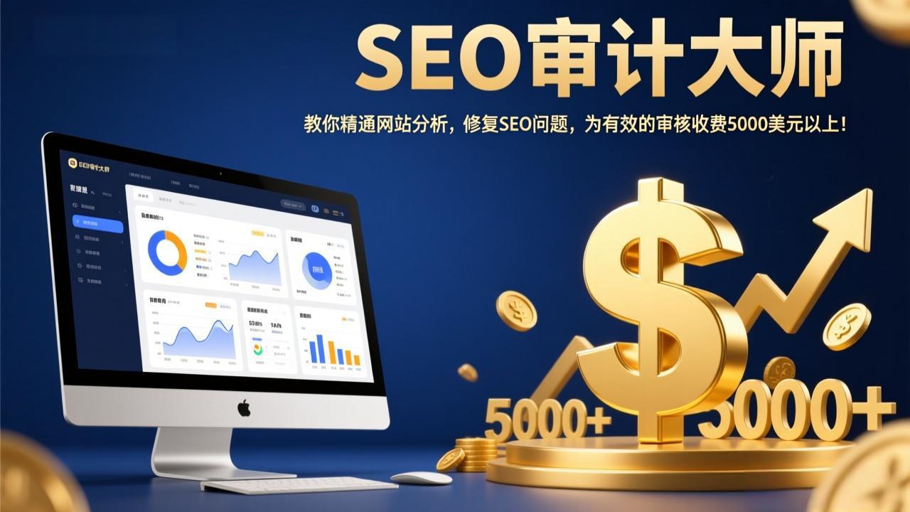 SEO审计大师：教你精通网站分析，修复SEO问题，为有效的审核收费5000美元以上！-亿佰盟网