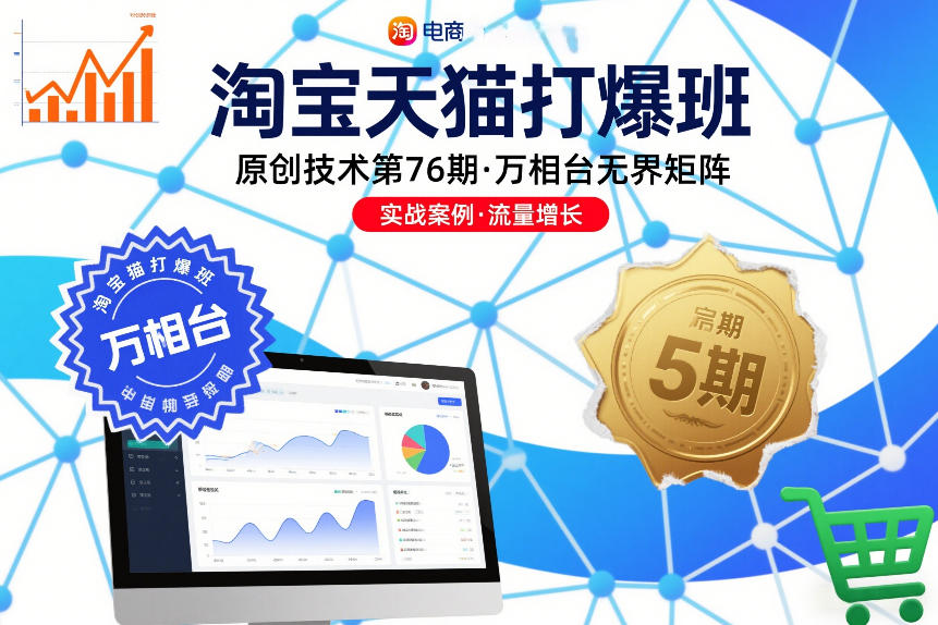 淘宝天猫打爆班原创技术第76期，万相台无界矩阵-亿佰盟网