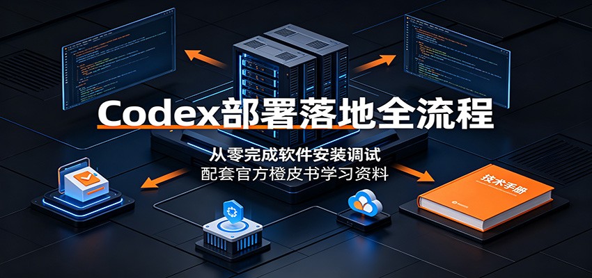 Codex部署落地全流程：从零完成软件安装调试，配套官方橙皮书学习资料-亿起创业网-副业兼职月入过万-自媒体、引流推广、网赚项目、短视频、技术教程等创业项目资源